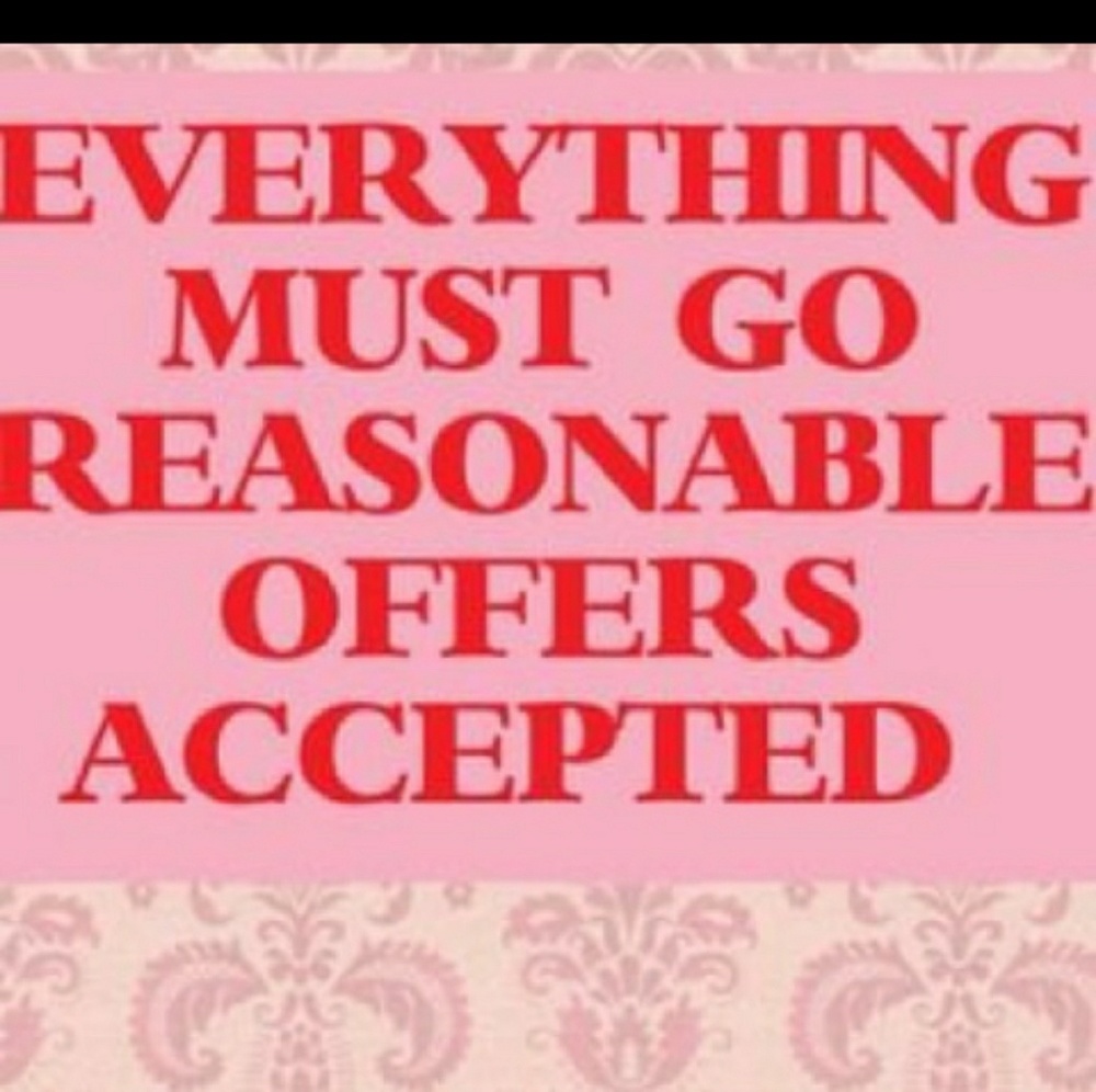 All offers accepted!!!